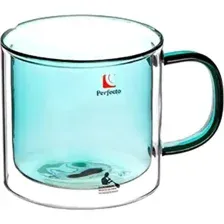 Кружка Perfecto Linea Encanto, 30-005280, с двойными стенками, море, 280 мл