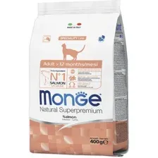 Сухой корм для кошек Monge Superpremium Adult Salmon (400г)