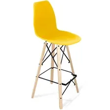 стул барный Sheffilton SHT-ST29 / S80 (пластик),желтый