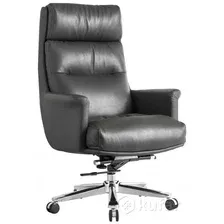 Офисное кресло SitUp Port black Chrome (экокожа)