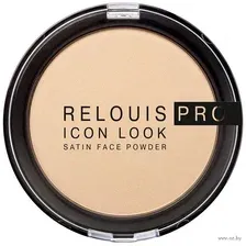 Компактная пудра Relouis Pro Icon Look Satin Face Powder (тон 01)