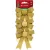 Елочная игрушка Pozzi Milano Бантики 5128 (3 шт, золото)