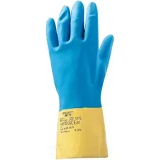 Перчатки защитные Jeta Safety К80 Щ50 / JNE711-09-L (р.9/L, желтый/голубой)