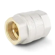 Клапан обратный с латунным седлом Varmega 3/4" никелированный VM04802