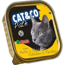 Adragna Cat&Co Паштет из курицы и индейки 100 г