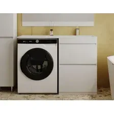 Symbolite Тумба с умывальником Даллас 120 Люкс Plus + Даллас 120x48 (правый, белый)