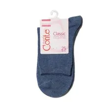 Носки женские CONTE Elegant Classic, размер 23, 000 джинс, 7С-22СП