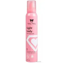Мусс для укладки волос Holly Polly Light Lady Естественный объем и легкая фиксация (200мл)