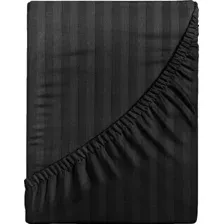 Простыня Verossa Stripe на резинке 200x200x30 784523 (Black)