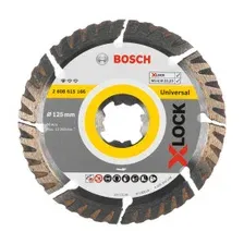 Диск алмазный 125х22,23 мм универсальный сегментный (сухая резка) X-LOCK Standard for Universal BOSCH