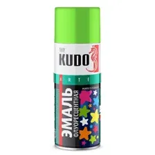 KUDO - Эмаль флуоресцентная зеленая, 520мл / KU-1203