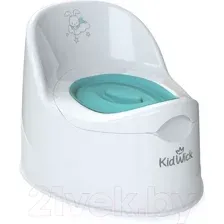 Детский горшок Kidwick Гранд / KW050102 (белый/бирюзовый)
