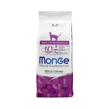Сухой корм для кошек MONGE Daily курица 10 кг (70056236)