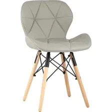 Стул Stool Group Бон экокожа (серый)