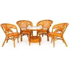 Комплект Tetchair Pelangi (4 кресла), мед