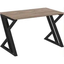 Стол письменный RIVA VR.L-SRZ-2.7 Black, тиквуд темный