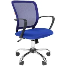 Офисное кресло CHAIRMAN 698 Chrome (синий)