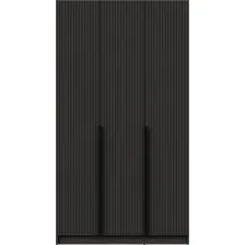 Шкаф распашной Black Red White SZF3D (графит/графит)