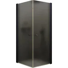 Душевой уголок MaybahGlass MGY-1295-6 (графитовое матовое стекло/черный)