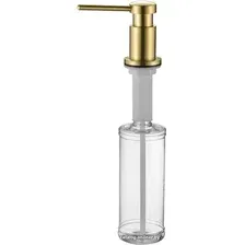 Дозатор для моющего средства Paulmark Brevit D005-G (золото)