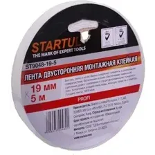 Лента двухсторонняя монтажная клейк. 25ммх5м STARTUL PROFI (ST9048-25-5)