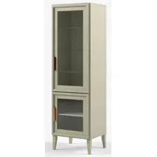 Шкаф-витрина Молодечномебель Charlie ВМФ-1525 D-2 (правый, серый агат)