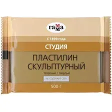 Пластилин скульптурный Гамма Студия 2.80.Е050.001 (500 г, телесный, твердый)
