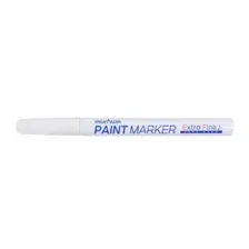 Маркер-краска MunHwa Extra Fine Paint Marker 1мм / 08-7205 (белый)