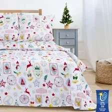 2-спальный комплект постельного белья Этель Зимний винтаж 2588715
