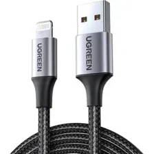 Кабель Ugreen US199 60158 (2 м, черный/серый)