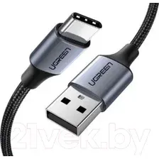Кабель Ugreen US288 / 60126 (1м, черный)