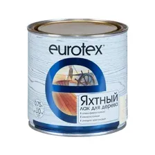 Лак Eurotex яхтный полуматовый, 0,75л