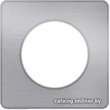 Рамка Schneider Electric Odace S53P802J (матовый алюминий)