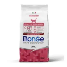 Сухой корм Monge Cat Speciality Line Monoprotein для котят и беременных кошек, из говядины 400гр