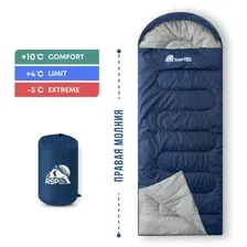 Спальный мешок RSP Outdoors Sleep 250 R (синий, молния справа)