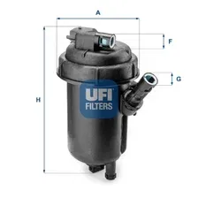 Топливный фильтр UFI 5515200