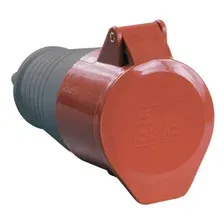 Розетка силовая переносная 16А 380-415В 3Р+РЕ IP44 IEK ССИ-214  (PSR22-016-4)