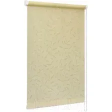 Рулонная штора Delfa Сантайм Жаккард Оливия СРШ-01М 8262 (68x170, кремовый)