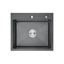 Кухонная мойка Gerhans K35044B / K35044BD (50х44 / текстурный графит)