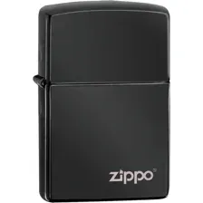 Зажигалка Zippo Ebony Zippo Logo [24756ZL-000003]