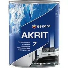 Краска Eskaro Akrit 7 2.85л (белый)