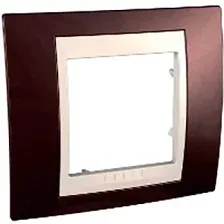 Рамка Schneider Electric Unica MGU6.002.551 (терракотовый/слоновая кость)