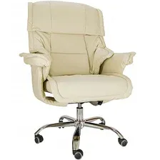 офисное компьютерное кресло Kingstyle С-5 Аликанте (экокожа), молочный