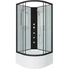 Душевая кабина Niagara NG-6709-14BK 100x100x200 (прозрачное стекло/черный)