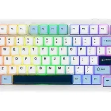 Клавиатура AJAZZ AK820 MAX PLUS Daydream Switch (белый/голубой)