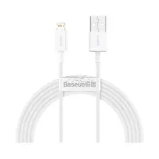 Кабель BASEUS CALYS-A02 Superior Series Fast Charging Data Cable USB to Lightning 2.4A 1m White