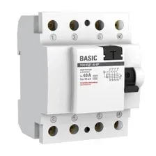 Устройство защитного отключения УЗО ВДТ-40 4P 40А/ 30мА (электронное)  Basic