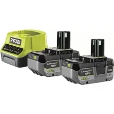 Аккумулятор с зарядным устройством Ryobi RC18120-240X 5133005092 (2x18В/4 Ah + 18В)