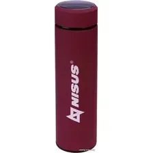 Термос Nisus N.TM-049-R 0.45л (бордовый)