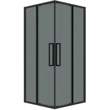 Душевой уголок Grossman Cosmo 90x90x195 300.K33.02.9090.21.10 (черный матовый/тонированное стекло)